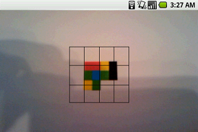 Viewfinder screenshot with guide grid lines