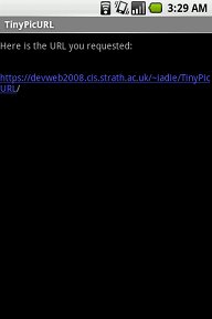 Screenshot showing decoded URL